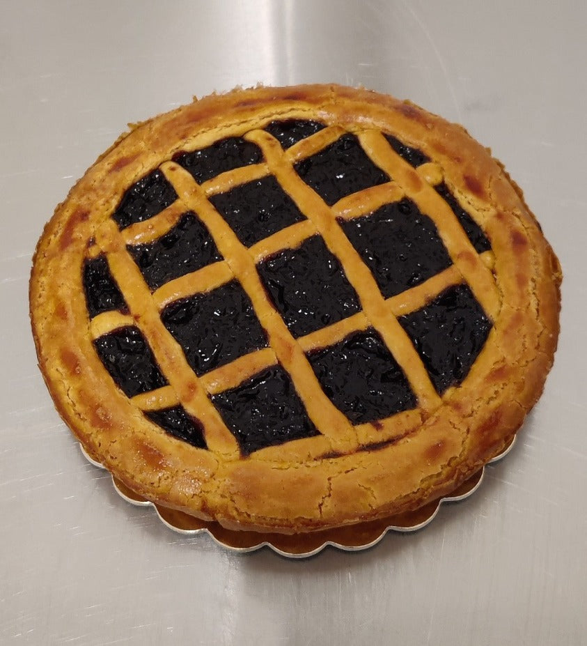 Crostata con marmellata di visciole